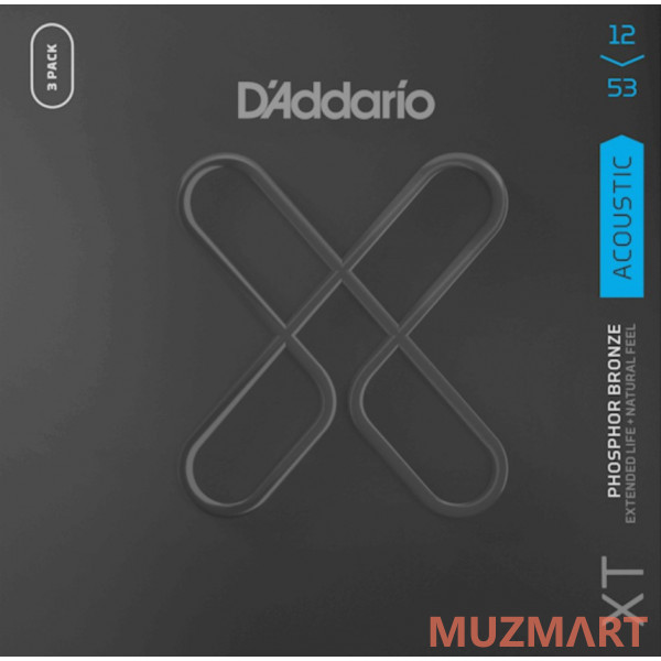 D'Addario XTAPB1253-3P Струны для акустической гитары