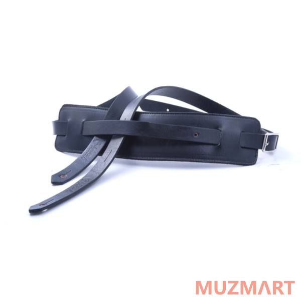 RightOn Straps 8401050040701 Steady Leathercraft Slim Black Ремень для гитары
