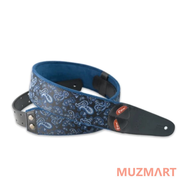 RightOn Straps 8401070100140 Steady Mojo Paisley Blue Ремень для гитары