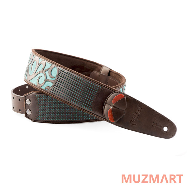 RightOn Straps 8401070430087 Go Mojo Nashville Teal Ремень для гитары