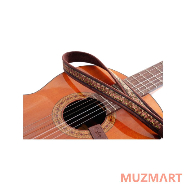 RightOn Straps 8419612000483 Classical Hook Havana Brown Ремень для гитары