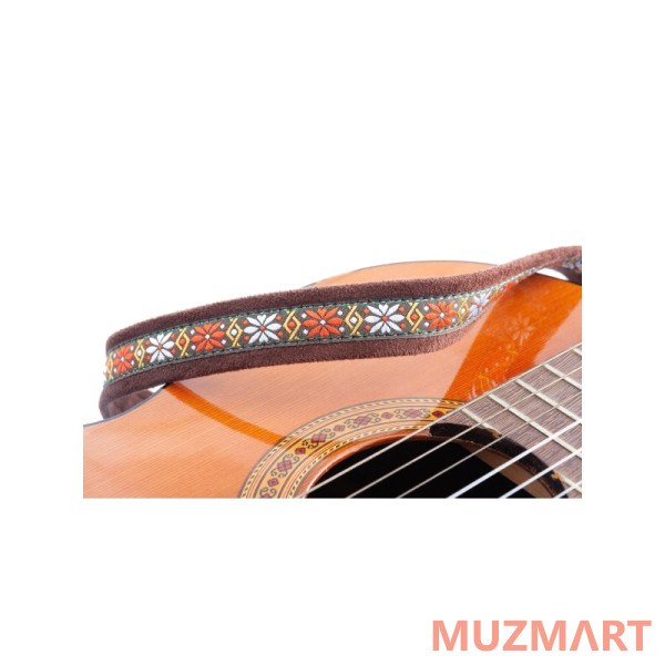 RightOn Straps 8419612000490 Classical Hook Rumba Brown Ремень для гитары
