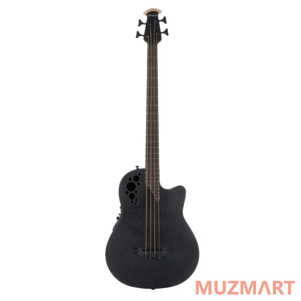 Ovation B778TX-5 Bass Elite T Mid Cutaway Black Textured Электроакустическая бас-гитара (Корея)