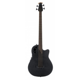 Ovation B778TX-5 Bass Elite T Mid Cutaway Black Textured Электроакустическая бас-гитара (Корея)