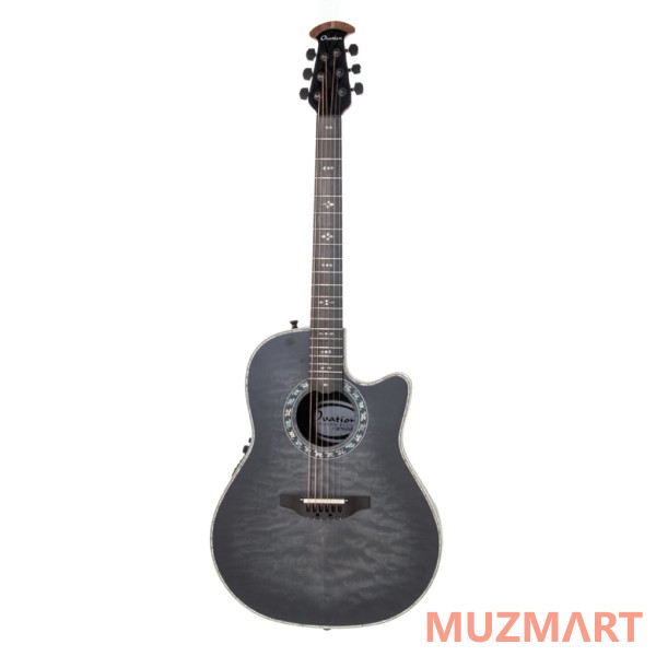 Ovation C2079AXP-5S Legend Plus Deep Contour Cutaway Black Satin Quilted Гитара электроакустическая