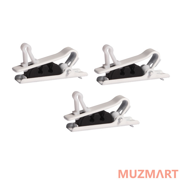 Shure RPM40STC/W Прищепка для микрофона TwinPlex, 3 шт., белый