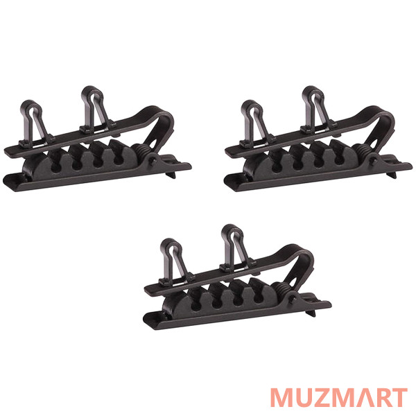 Shure RPM40TC/B Прищепка для двух микрофонов TwinPlex, 3 шт