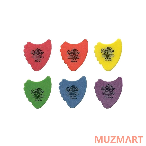 Dunlop 4141 Tortex Fins Набор медиаторов, 216 шт