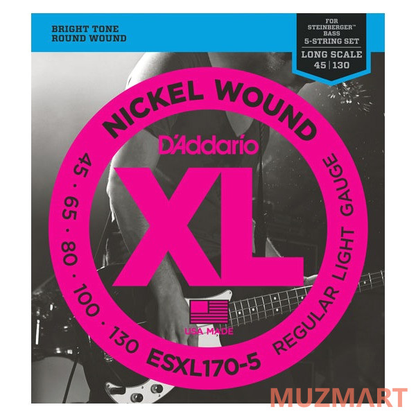 D'Addario ESXL170-5 Струны для бас-гитары