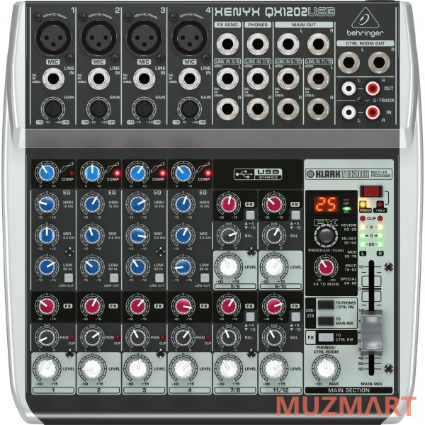 Behringer Xenyx QX1202USB Микшерный пульт компактный