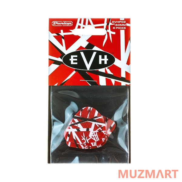 Dunlop EVHP02 Eddie Van Halen Frankenstein (Red) Набор медиаторов