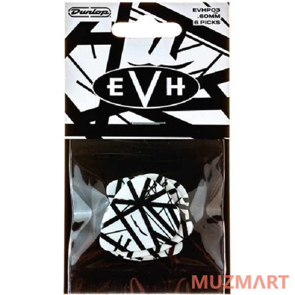 Dunlop EVHP03 Eddie Van Halen WBS (White) Набор медиаторов
