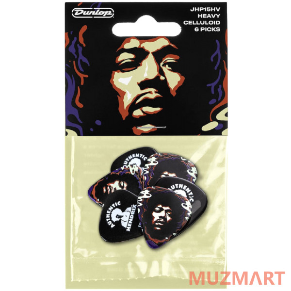Dunlop JHP15HV Jimi Hendrix Star Haze Набор медиаторов