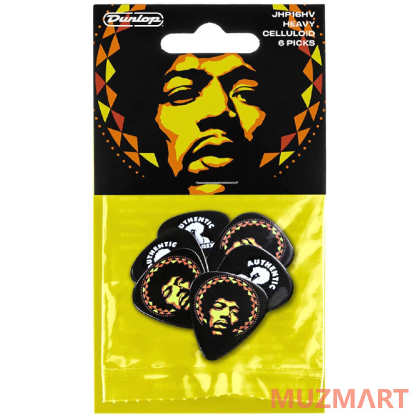 Dunlop JHP16HV Jimi Hendrix Aura Mandala Набор медиаторов
