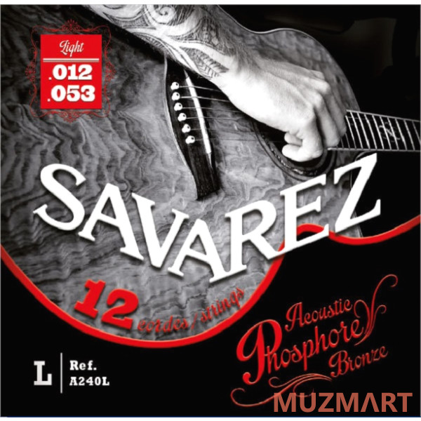 Savarez A240L Acoustic Phosphor Bronze Струны для акустической гитары