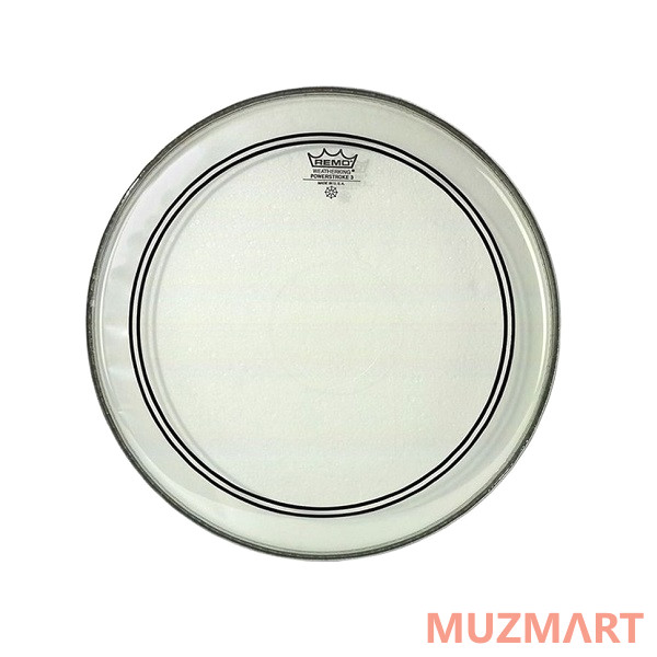 Remo P3-0314-C2 Powerstroke 3 Clear Top Clear Dot 14" Пластик для малого барабана прозрачный усиленный 14 дюймов