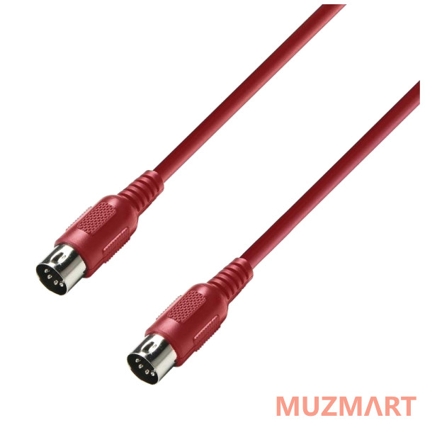 Adam Hall K3 MIDI 0075 RED MIDI-кабель