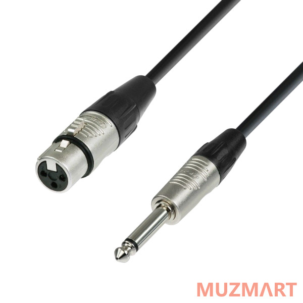 Adam Hall K4 MFP 0150 Микрофонный кабель XLR(F)-6,3 Jack mono