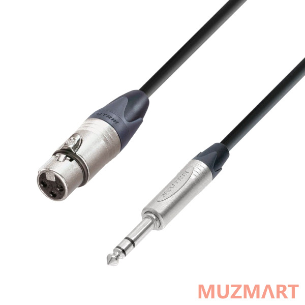 Adam Hall K5 MMP 0150 Микрофонный кабель XLR(M)-6,3 Jack mono