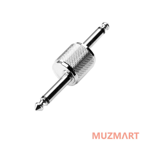 Adam Hall 7882 Переходник 6,3 mono Jack(M)-6,3 mono Jack(M) s-образный