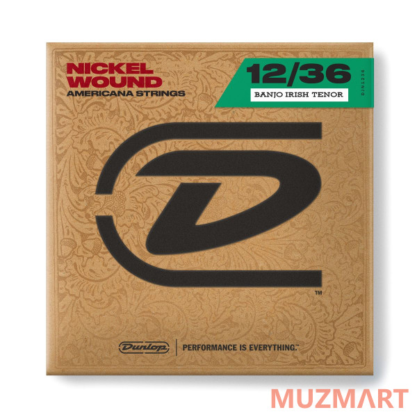 Dunlop DJN1236 Irish Tenor Banjo Nickel Wound Струны для банджо тенор