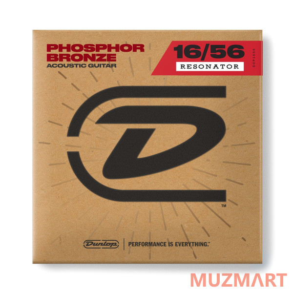 Dunlop DOP1656 Phosphor Bronze Струны для резонаторной гитары