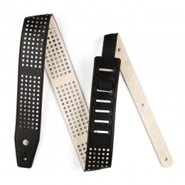 Dunlop BMF07BK BMF 2.5" Leather Square Perforated Ремень для гитары
