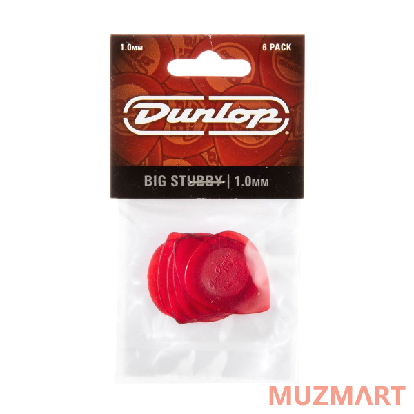 Dunlop 475P100 Big Stubby 6Pack Медиаторы