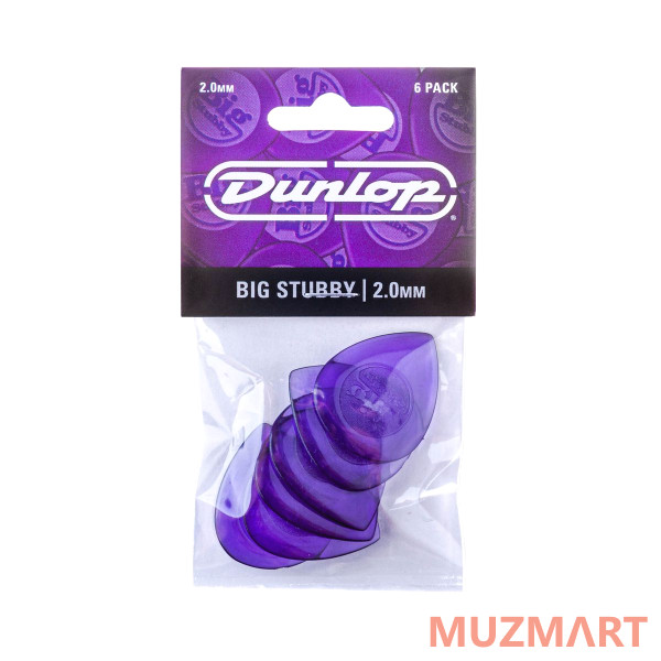 Dunlop 475P200 Big Stubby 6Pack Медиаторы