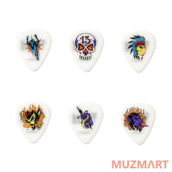 Dunlop BL100P100 Blackline Forbes S1 6Pack Медиаторы, 6 шт