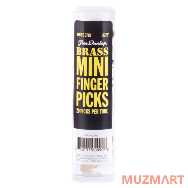 Dunlop 371R0225 Brass Fingerpick Mini 20Pack Когти