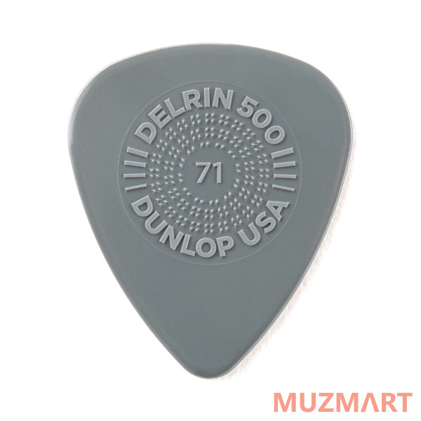Dunlop 450P071 Delrin 500 Primegrip 12Pack Медиаторы, 12 шт