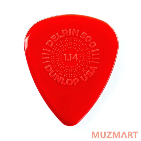 Dunlop 450P114 Delrin 500 Primegrip 12Pack Медиаторы, 12 шт