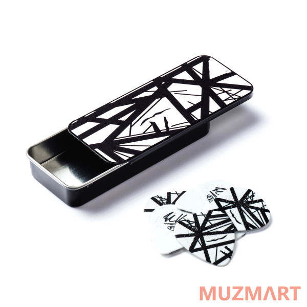Dunlop EVHPT03 Eddie Van Halen VH I Pick Tin Сувенирный набор медиаторов в пенале, 6 шт
