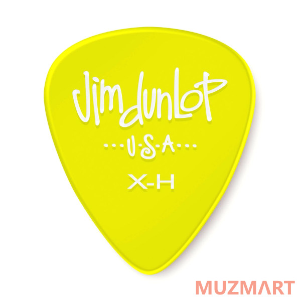 Dunlop 486PXH Gels X-H Yellow 12Pack Медиаторы, 12 шт