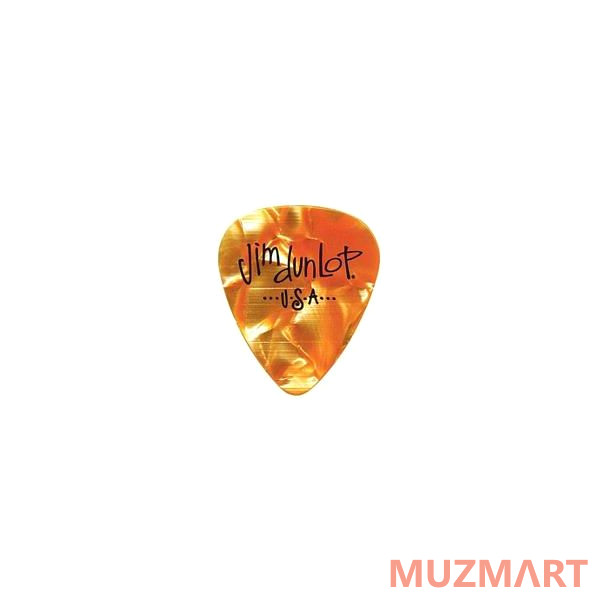 Dunlop 483P08HV Celluloid Orange Pearloid Heavy 12Pack Медиаторы, 12 шт