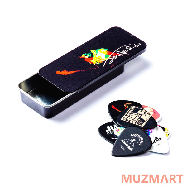 Dunlop JHPT04H Jimi Hendrix Band Gypsys Pick Tin Сувенирный набор медиаторов в пенале