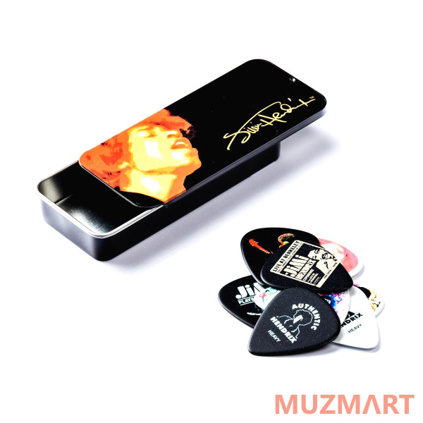 Dunlop JHPT03H Jimi Hendrix Electric Lady Pick Tin Сувенирный набор медиаторов в пенале