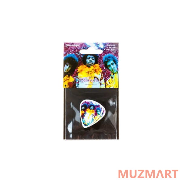 Dunlop JHP01M Jimi Hendrix Experienced 6Pack Медиаторы, 6 шт