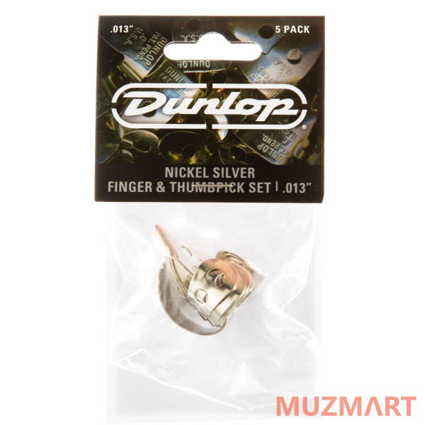 Dunlop 33P013 Nickel Silver Fingerpick 5Pack Когти-медиаторы, 5 шт