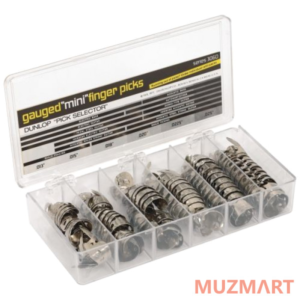 Dunlop 3060 Nickel Silver Fingerpick Mini Display Короб с когтями
