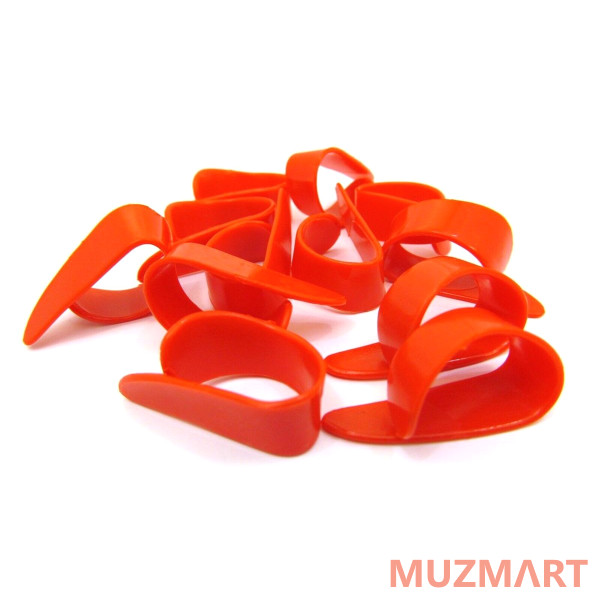 Dunlop 9051R Plastic Thumbpick Red 12Pack Когти на большой палец