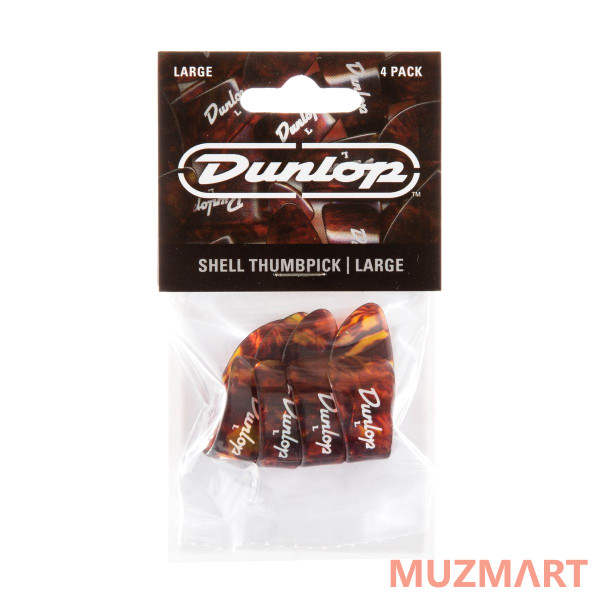 Dunlop 9023P Plastic Thumbpick Shell 4Pack Когти на большой палец