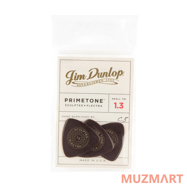 Dunlop 517P130 Primetone Small Triangle Smooth 3Pack Медиаторы, 3 шт