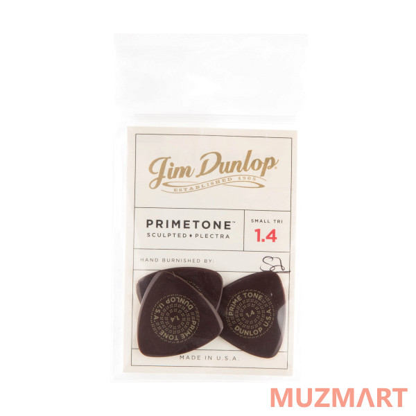 Dunlop 517P140 Primetone Small Triangle Smooth 3Pack Медиаторы, 3 шт