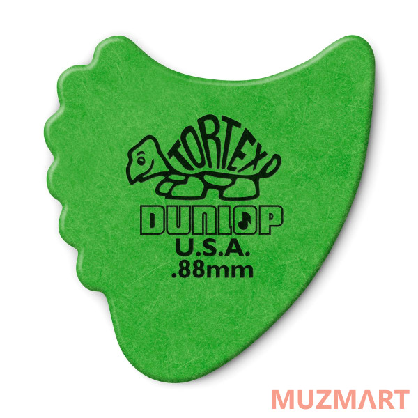 Dunlop 414R088 Tortex Fins 72Pack Медиаторы
