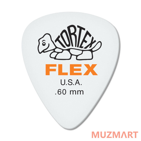Dunlop 428P060 Tortex Flex Standard 12Pack Медиаторы