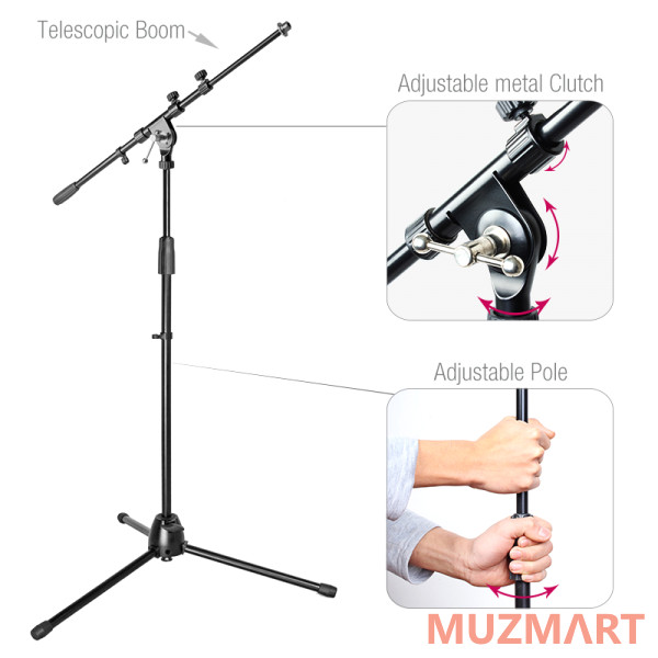 Lux Sound MS003T Стойка микрофонная типа "журавль"