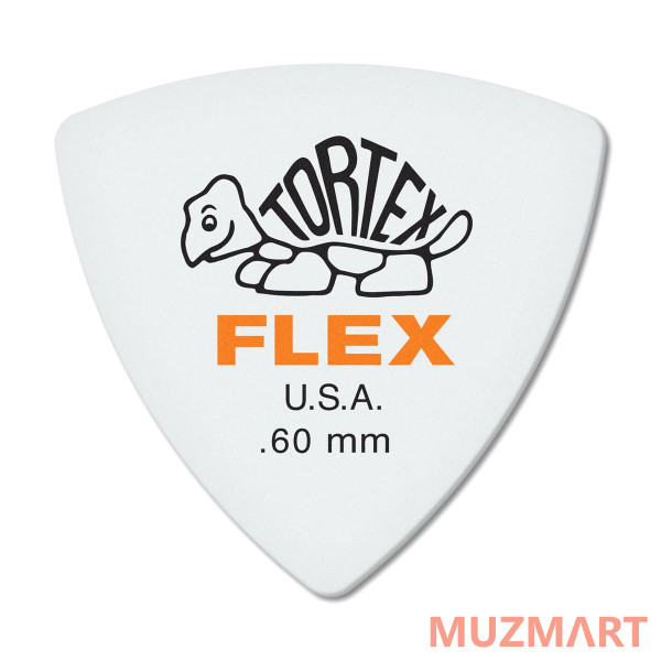 Dunlop 456P060 Tortex Flex Triangle 6Pack Медиаторы