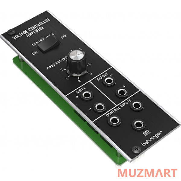 Behringer 902 VOLTAGE CONTROLLED AMPLIFIER модуль синтезатора: VCA, 2 входа/2 выхода с разной полярностью, формат Eurorack